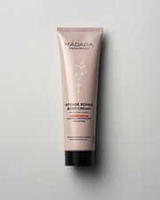 MÁDARA Organic Skincare intense repair body cream A1115 face cream product photo on plain background.